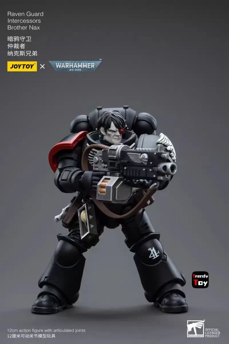 【JOYTOY】Warhammer 40K Raven Guard Intercessors Brother Nax 1/18 Action Figure Toy Collection