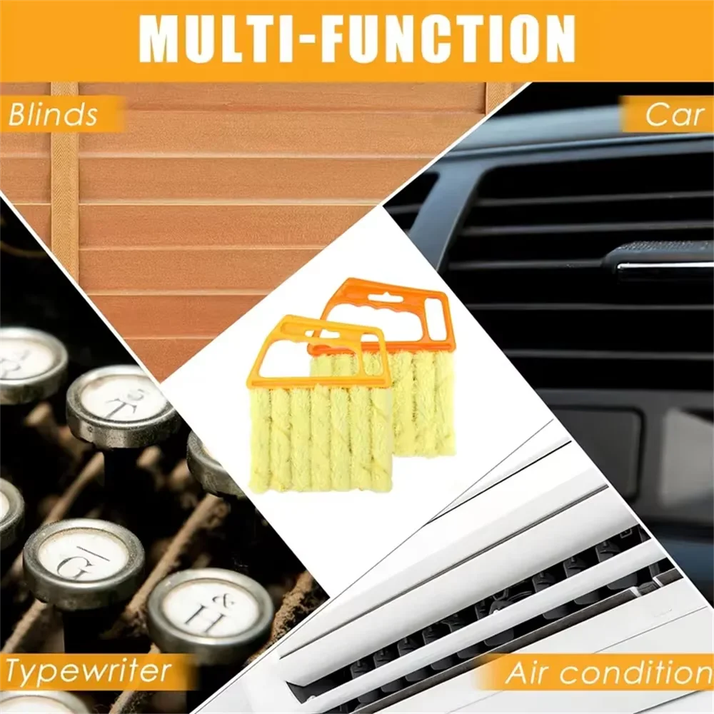 Jalousien Reinigungsbürste Handheld Mini Vorhangbürste Staubentferner Fenster Staubbürste Geeignet für Fenster Klimaanlage Staubwedel