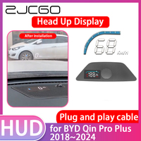 Car Special Hidden HUD Head Up Display Speedometer Speed Projector Alarm for for BYD Qin Pro Plus 2018~2024