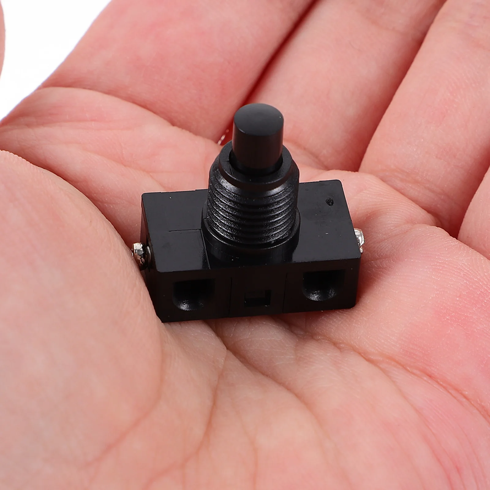 

3pcs Foot Switch Push Button Self-Reset Light Switches Wired Mounting Momentary Copper Buttons Simple Color for Appliances