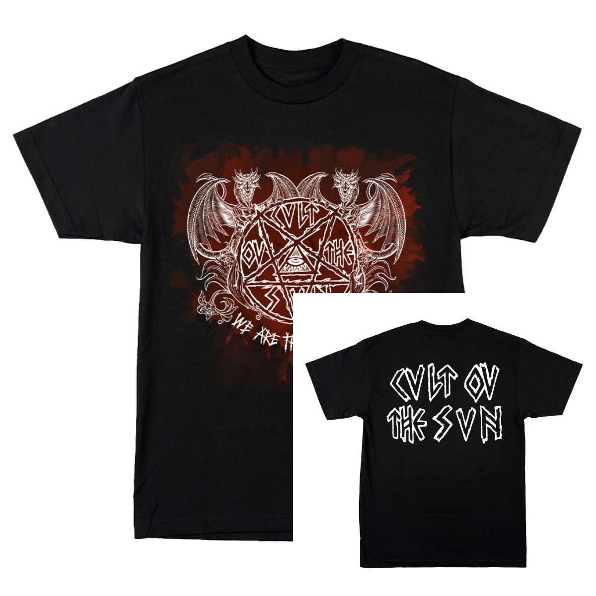 Camiseta Cvlt Ov The Svn We Are The Dragon Band, camiseta gráfica 100% de algodón, ropa de calle de verano para hombres y mujeres