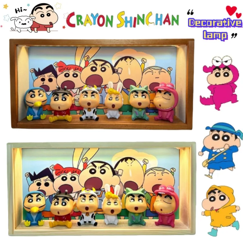 

Новая ночная лампа-фигурка Шин-чан Ногара Хироши (Бочан) из мультфильма, милый светильник для декора спальни студента, создающий атмосферу