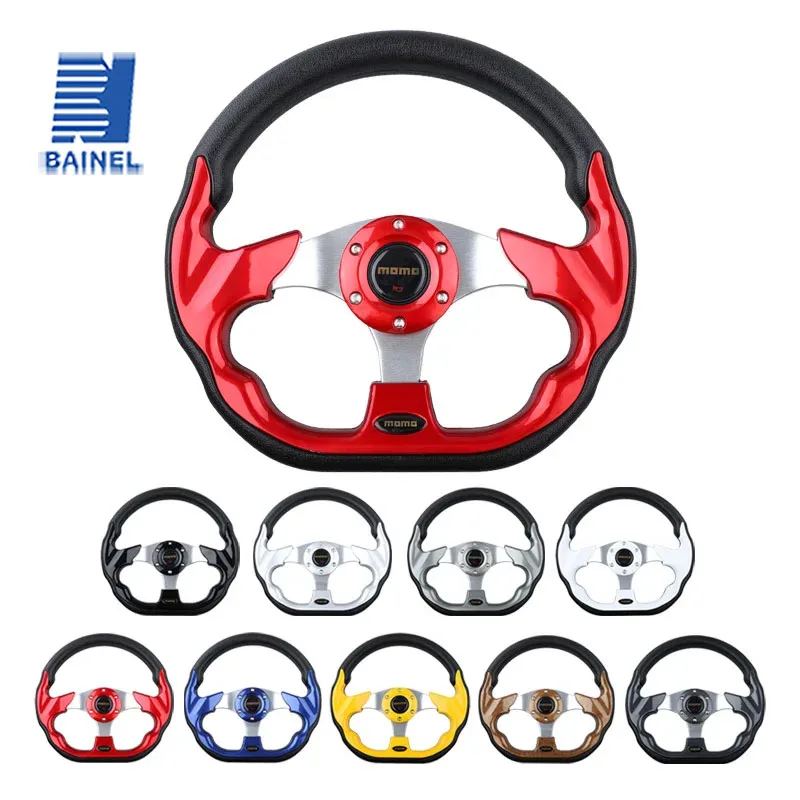 

13-дюймовый 320-миллиметровый гоночный круг из искусственной кожи, универсальный высококачественный модификационный руль для картинга, игр и спортивных автомобилей