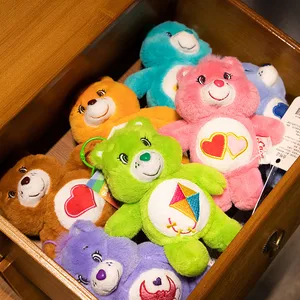 Caring teddy bears Plush Little Keychain Bear, Looable Rainbow Bear, Plush Pendant, Kawaii Backpack Decoration, Children's Christmas Gifts, Original 8 Main Teddy Bear Sales - №5