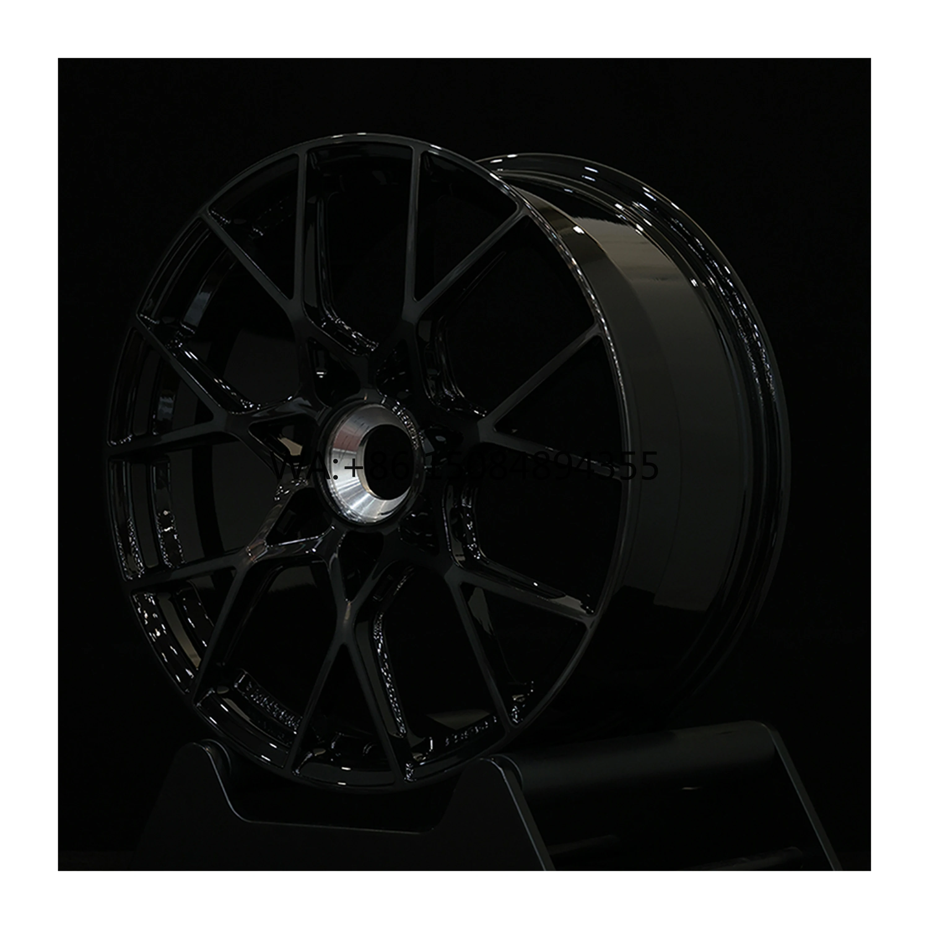 

Кованые диски Custom Gloss Black Machined Face 20-22 дюйма с центральным замком, совместимые с Porsche 918 911 992 Turbo S 2016-2020 годов выпуска