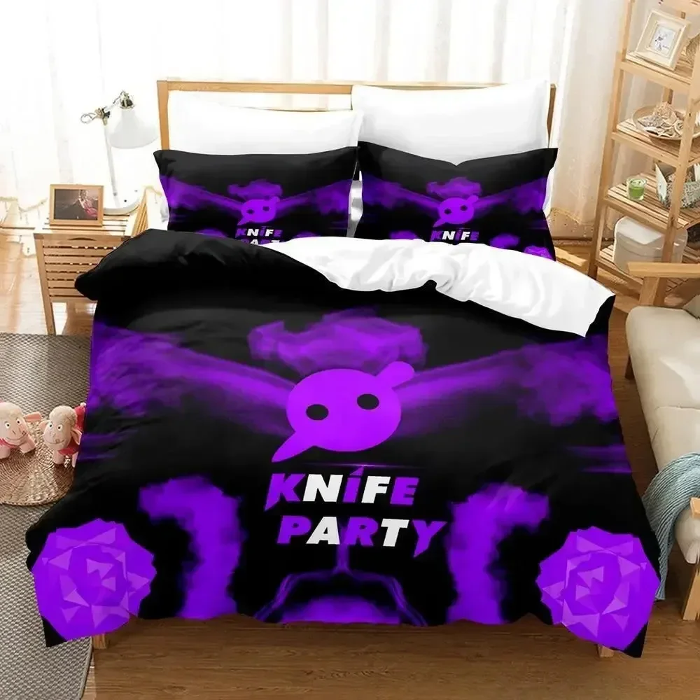

Knife party abandon ship Bedding Set Printed Bed Set With Pillowcase Bed Duvet Cover Soft Queen King Size Bedclothes Home