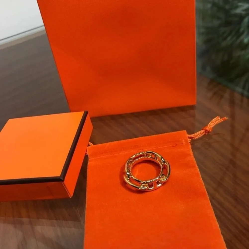 Clipe de anel de cachecol série H de luxo leve armazena perfeitamente lenços e faz cachecóis acessórios de roupas mais luxuosos