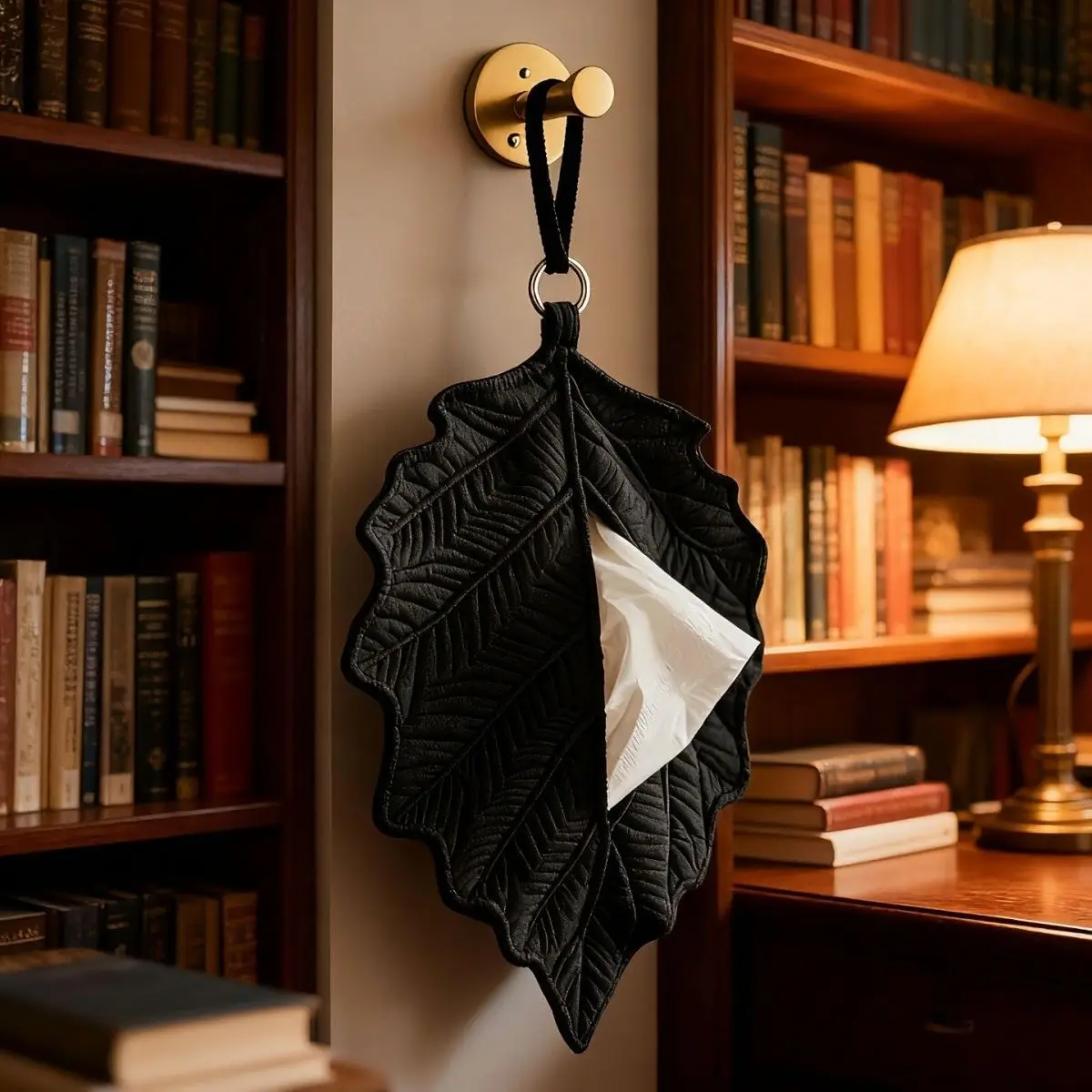 

Creative Hanging Tissue Pouch - Car & Home Napkin Holder, Compact Storage Dispenser with Stylish Design