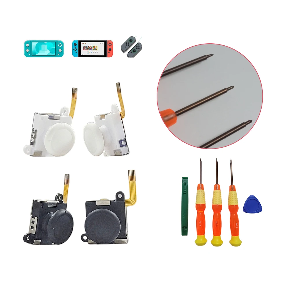 2/4/10 шт. K-Silver JS19 TMR джойстик для Nintend Switch NS OLED Joy-Con Stick для NS Lite Сменный джойстик 3D Analog