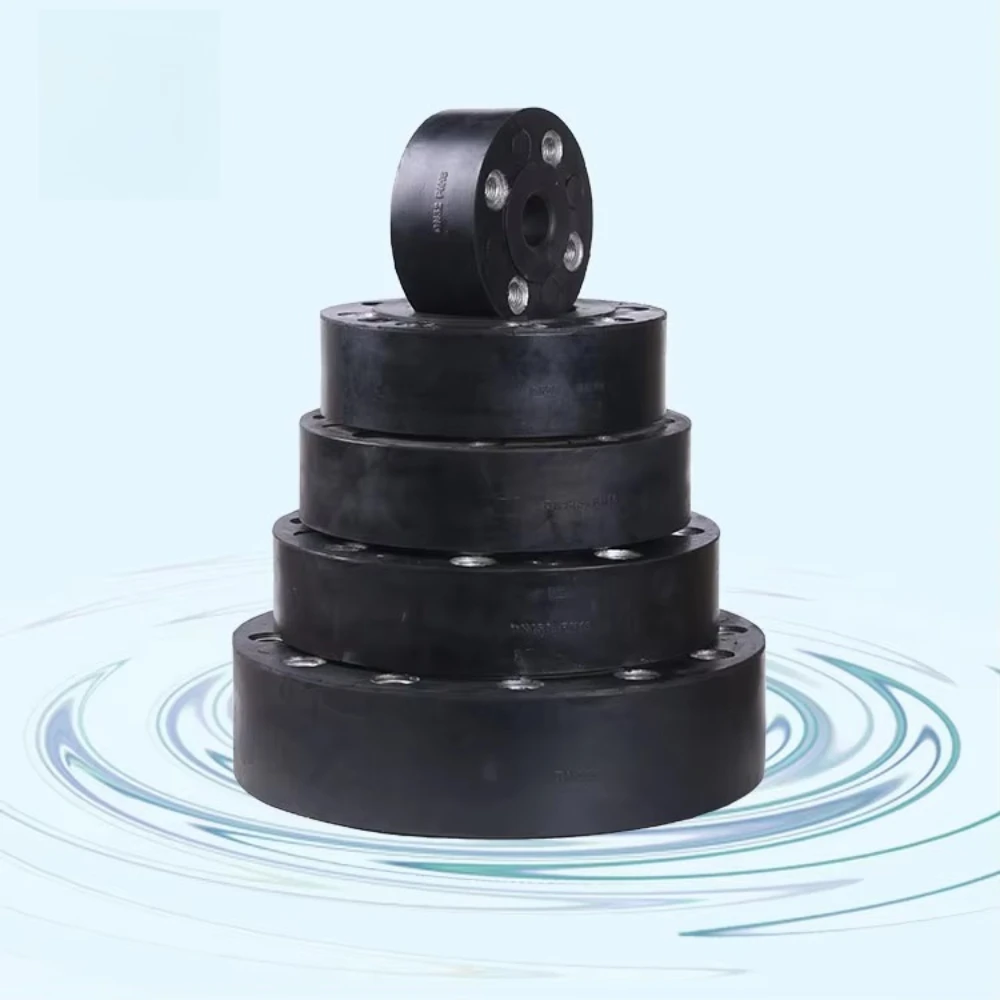 JIS Standard Rubber Compacted Joint Manufacturer Flexible Flat DN20-DN200 Rubber Compacted Joint Round Pipe Fittings