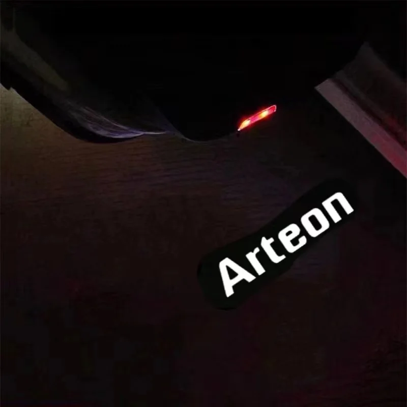 

2PCS Led Emblem Car Door Light Luces Projector For Arteon 2017 2018 2019 2020 2021 2022 2023 2024 Car Accessories Decoration