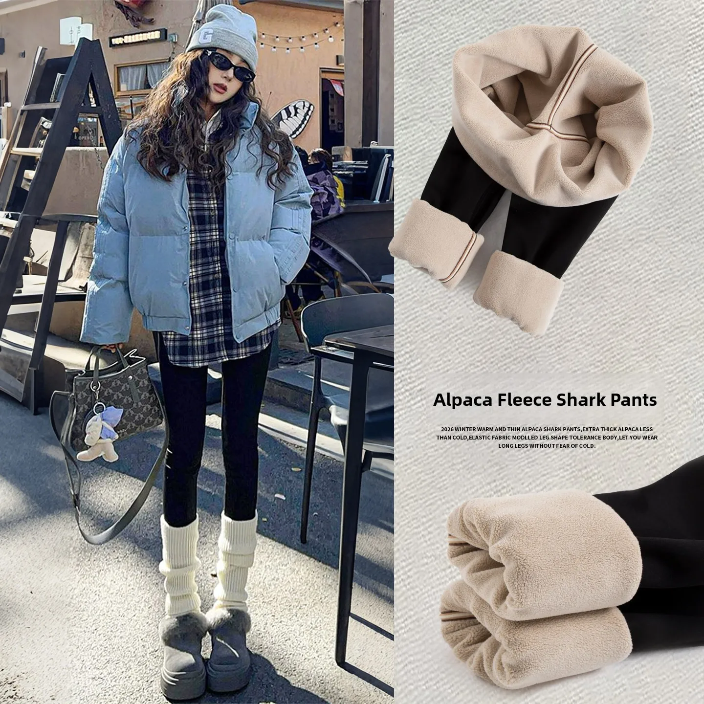 

Утепленные женские зимние брюки из флиса с хлопковой подкладкой, с высокой талией, облегающие, для йоги, базовый слой