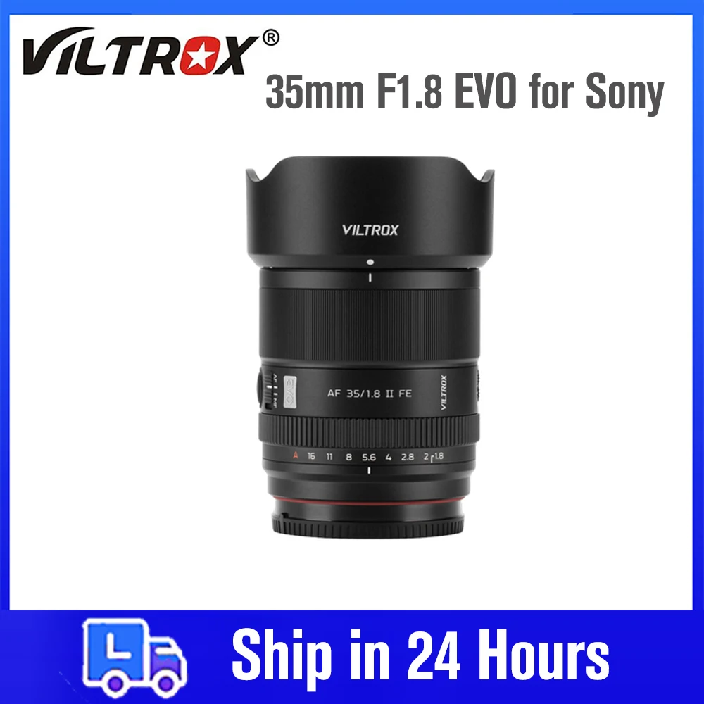 

Полнокадровый объектив Viltrox 35mm F1.8S EVO AF с большой апертурой и автофокусом для камер Sony E Mount A7IV ZV-E1 FX3 A9III A7 III