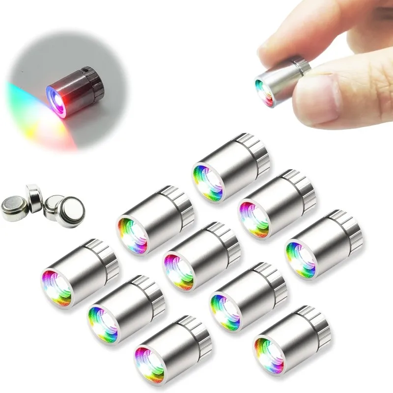 10 Uds. Luces Led en miniatura, luz pequeña que cambia de varios colores para manualidades a mano o bricolaje, globos para casa de muñecas, decoración de fiesta