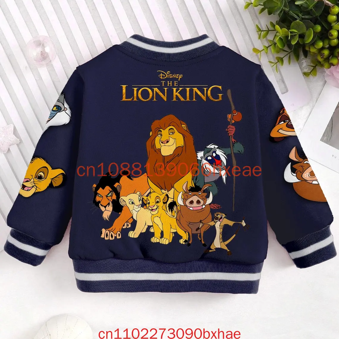 

Детская и молодежная бейсбольная куртка Lion King Team Friends с большим лицом, новинка 2025 года, модные мужские и женские куртки с 3D принтом на Хэллоуин