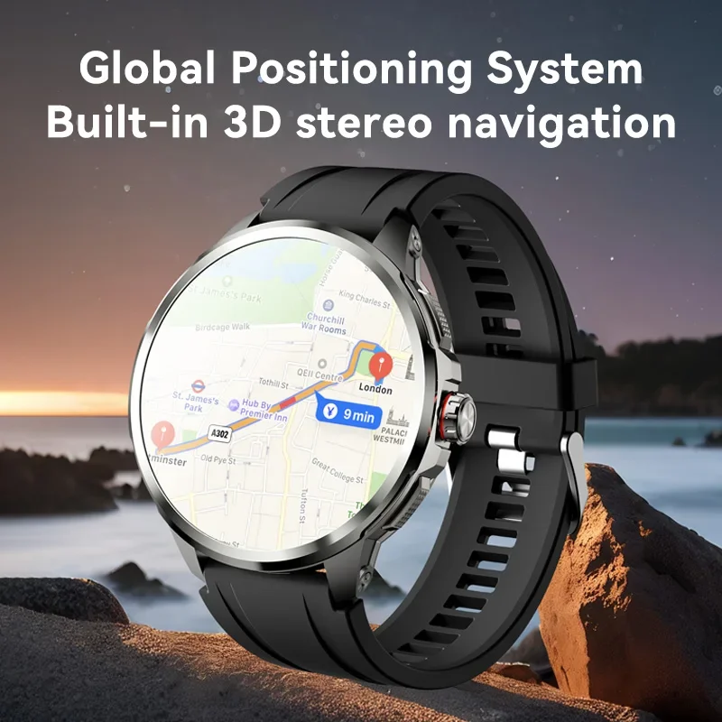 8 GB + 128 GB RAM 4G Smart Watch 1,95 Zoll AMOLED 2100 mAh Akku 900 W Kamera GPS WIFI Google APP Download Android 9.0 5G Smartwatch