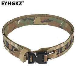 EYHGKZ Tactical Hunting Quick Release Combat Belts Waistband Outdoor Equipment CS Shooting Airsoft Paintball Training Acessories