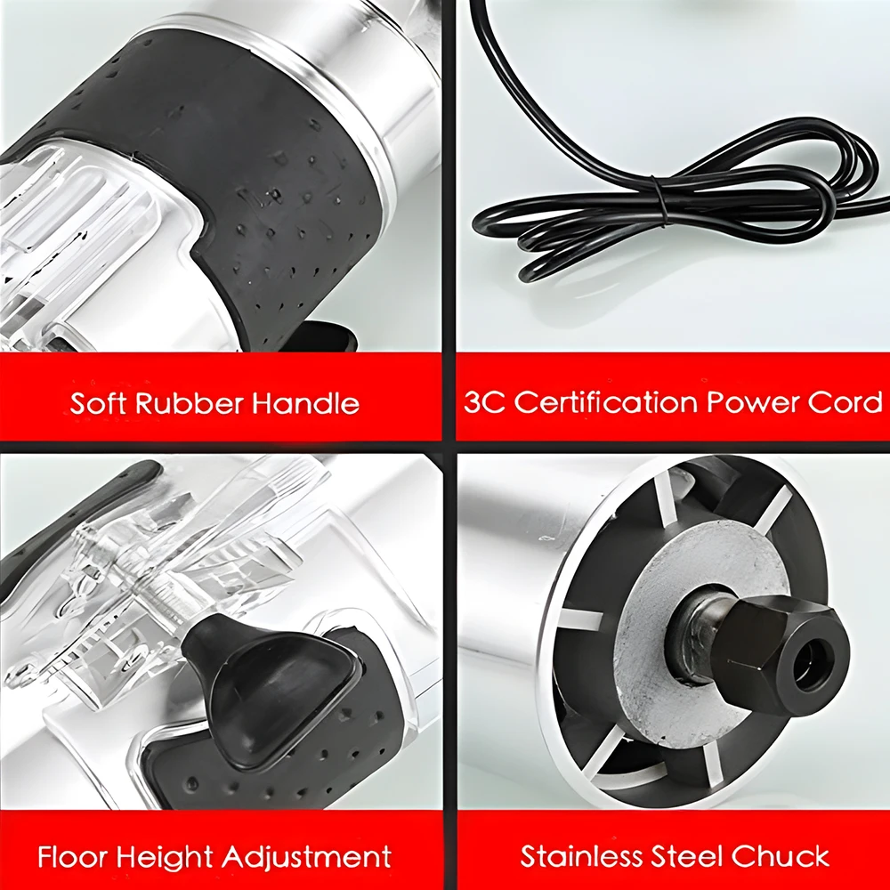 Podofo 800 واط 30000 دورة في الدقيقة أداة تشذيب الخشب راوتر الكهربائية اليد المتقلب صفح طحن النقش آلة اليد جهاز توجيه الخشب الخشب #2