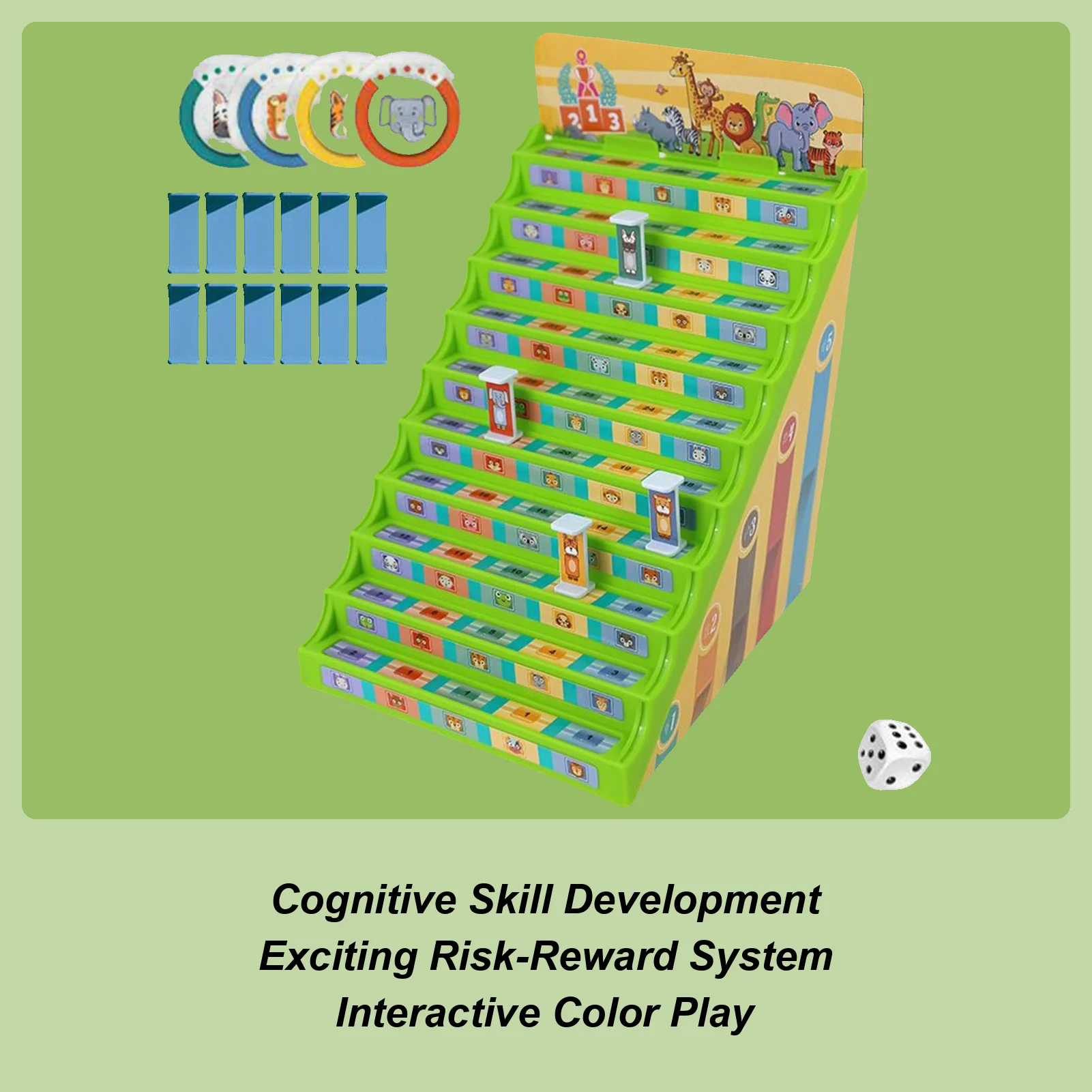 

Kids Checkers Game Number Learning Checker Board Game Educational Toys Strategy Activities for Entertainment Girls Children Boys