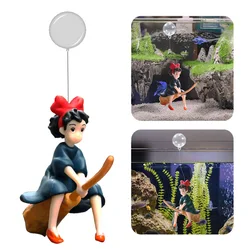 Suspended Aquarium Decorate Caerie Ornament Fish Tank Cartoon Sorceress Adornment Fishbowl Accessories Fish Farming Supplies