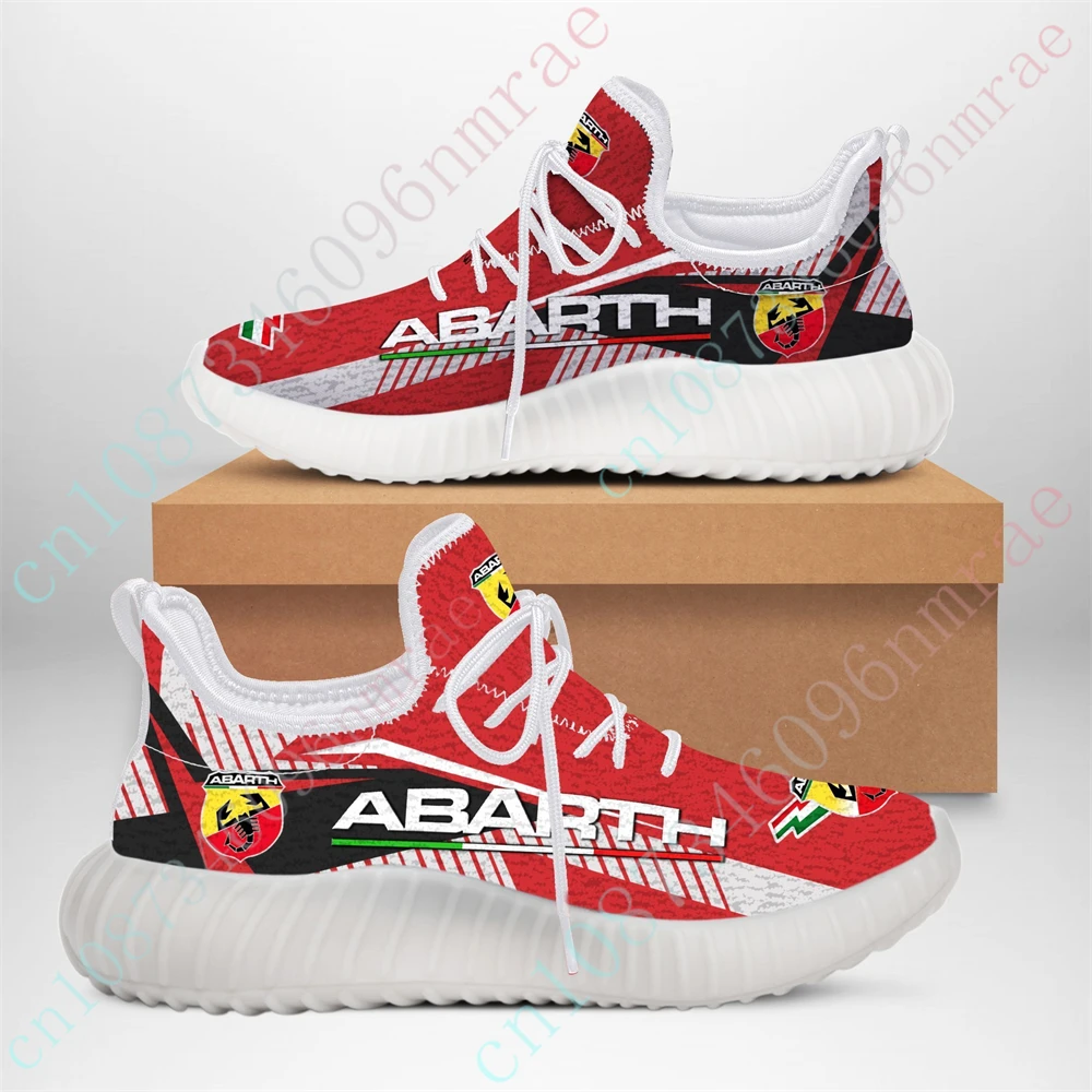 Abarth-Zapatillas deportivas informales para hombre, zapatos ligeros para correr, Tenis Unisex, talla grande, logotipo personalizado