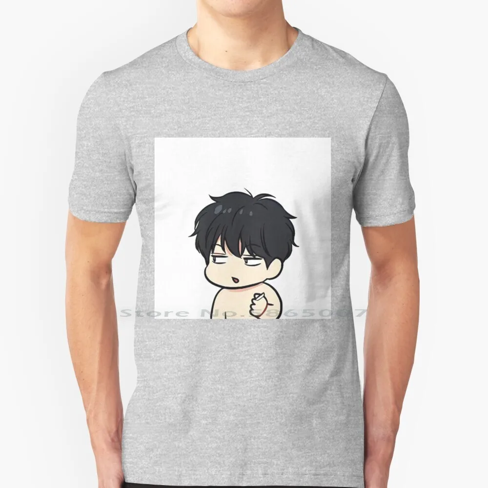 Manga T Shirt 100% Cotton Manga Webtoon Manhwa Big Size 6xl Tee Gift Fashion