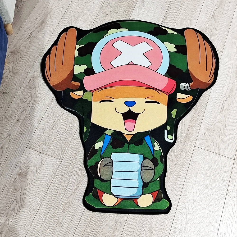 Irregular Rugs Anime One Piece Customize Cartoon Tony Tony Chopper Rug Handmade Carpet Area Rug for Home Decor