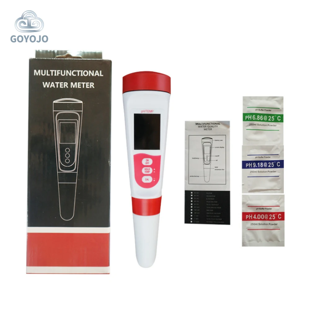 Portable Digital pH for Pen with 0.01pH Resolution OEM/ OBM Customizable 1 Year Warranty