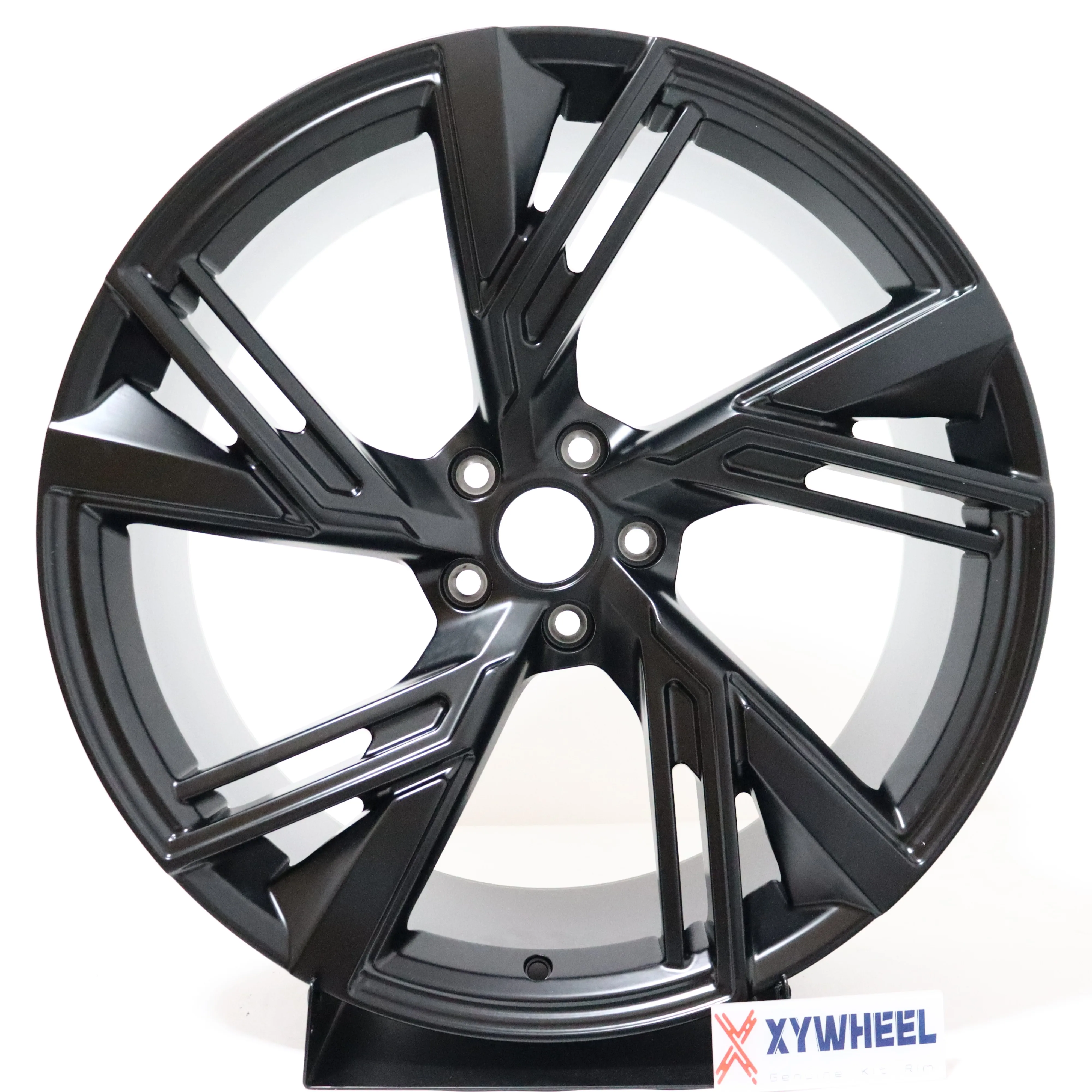 Xywheel عجلات مزورة مخصصة ماتي الأسود Q6 تصميم عجلات الحافات 18 19 20 21 بوصة 5*112 66.6 لبنز E E AMG CLS S Class