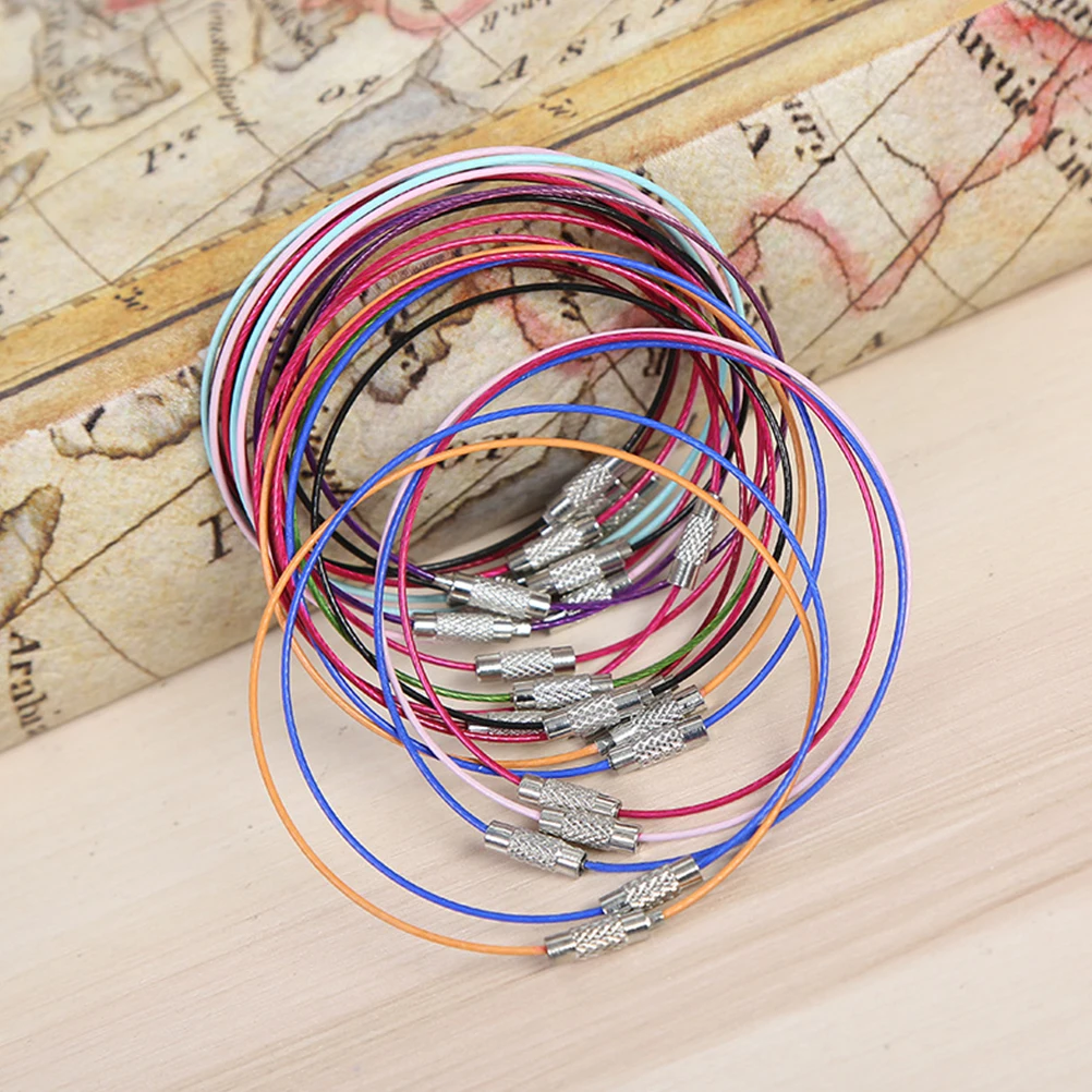 

50pcs Colorful Bracelets Hand Jewelry Wrist Bangle Wire Fashionable Matching Clothes Durable Alloy Bracelet