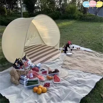 접이식 방수 텐트 핑크 다람쥐 캠핑 텐트, 초경량 휴대용 빠른 개방, 1 인용 쉘터 텐트, 여행 해변