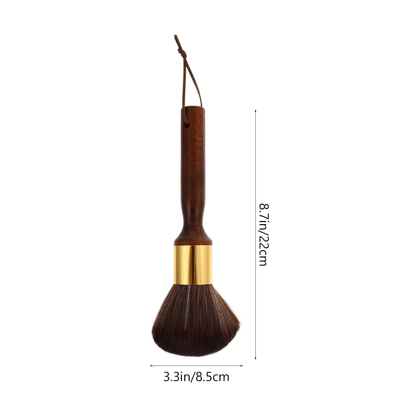 1Pcs Neck Duster Hair Sweep Brush Professional Barber Hair Dust Cleaning Tool Ergonomic Handle Salon Haircut Accessory view 4