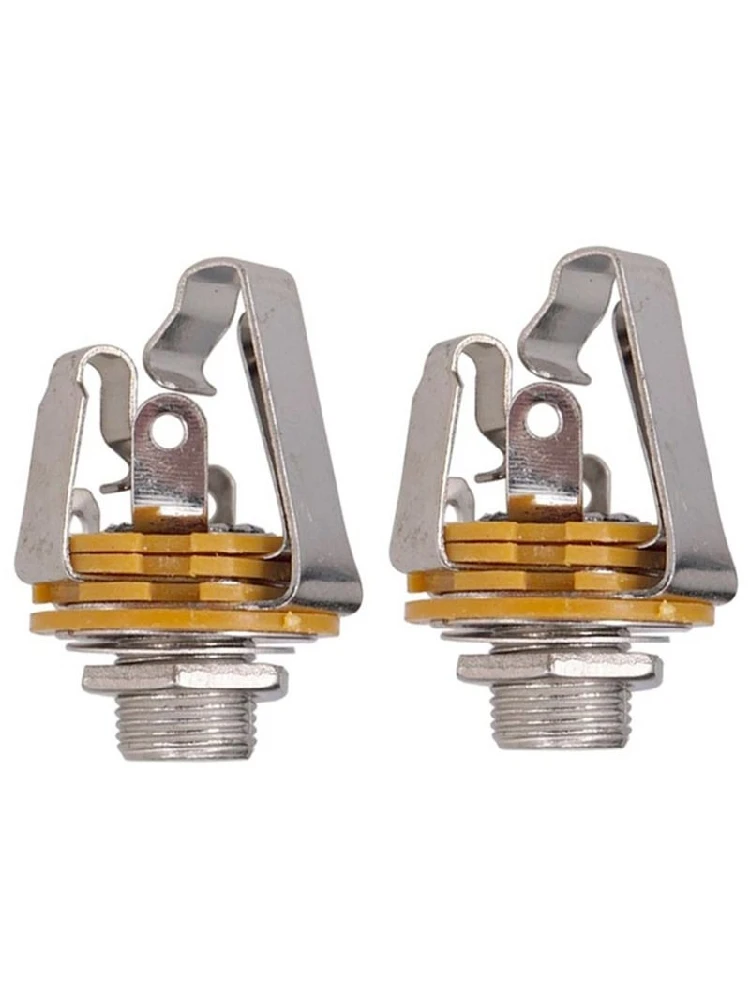 Prise jack d'entrée stéréo, JEBass électrique, JE514 up, 2 pièces, 1/4 pouces, 6.35mm