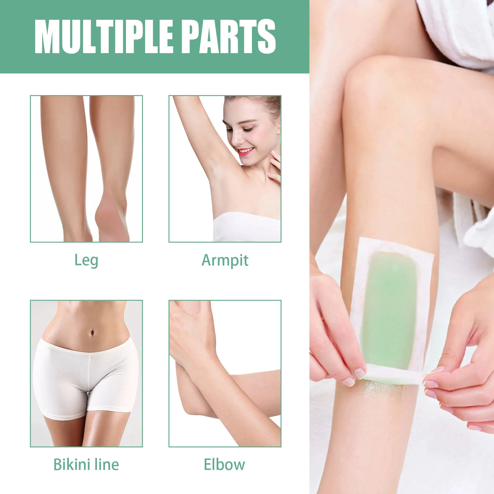 50/30/20/10 Pcs 08inchX3.54inch Large size double-sided hair removal wax paper For Face Neck Arm Leg Body Beauty Tools