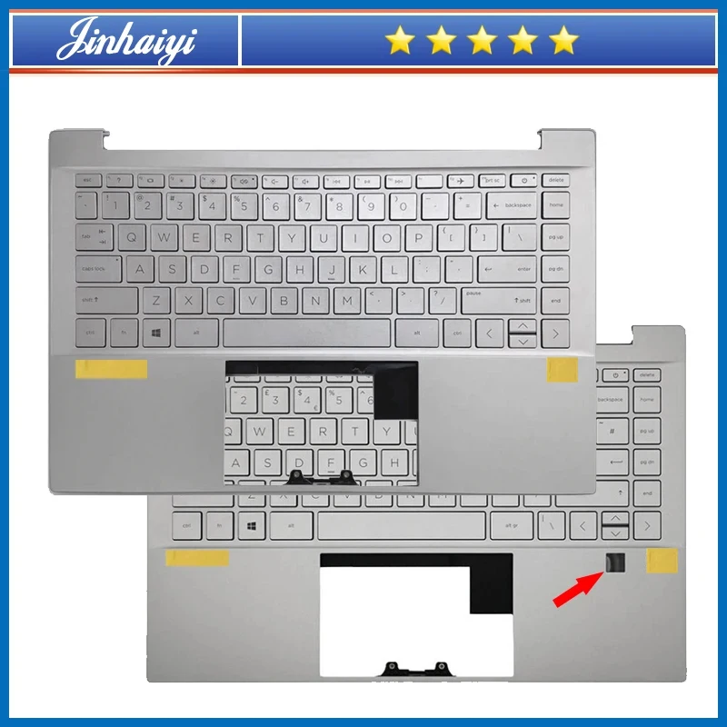

Upper Cover for HP Pavilion 14-DV TPN-Q244 Laptop Keyboard Palm Rest CASE M75248-001
