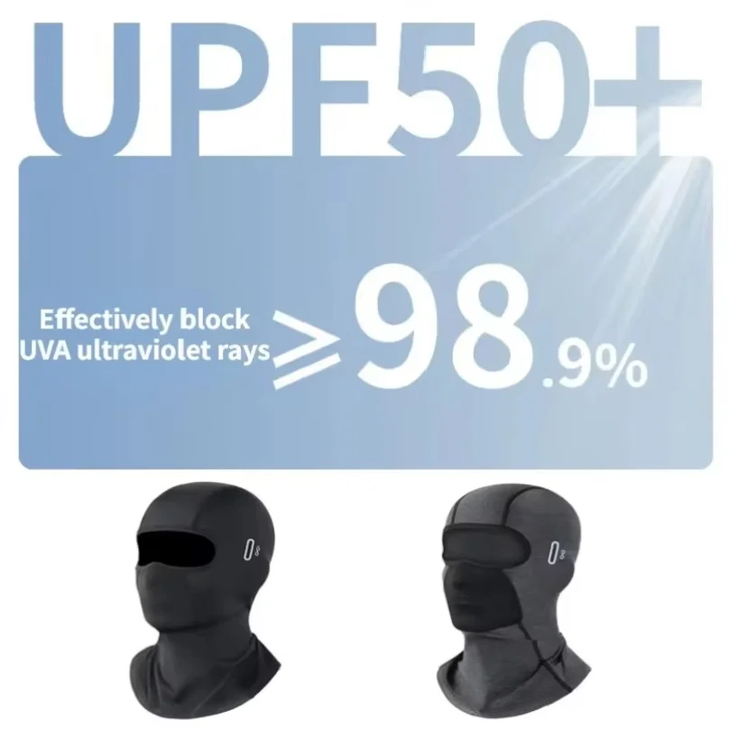 Motorcycle Balaclava Summer UV Protection Glasses Face Breathable Hole Men Women Quick-Drying Motorcyclist Winter Warm Ski Mask view 3