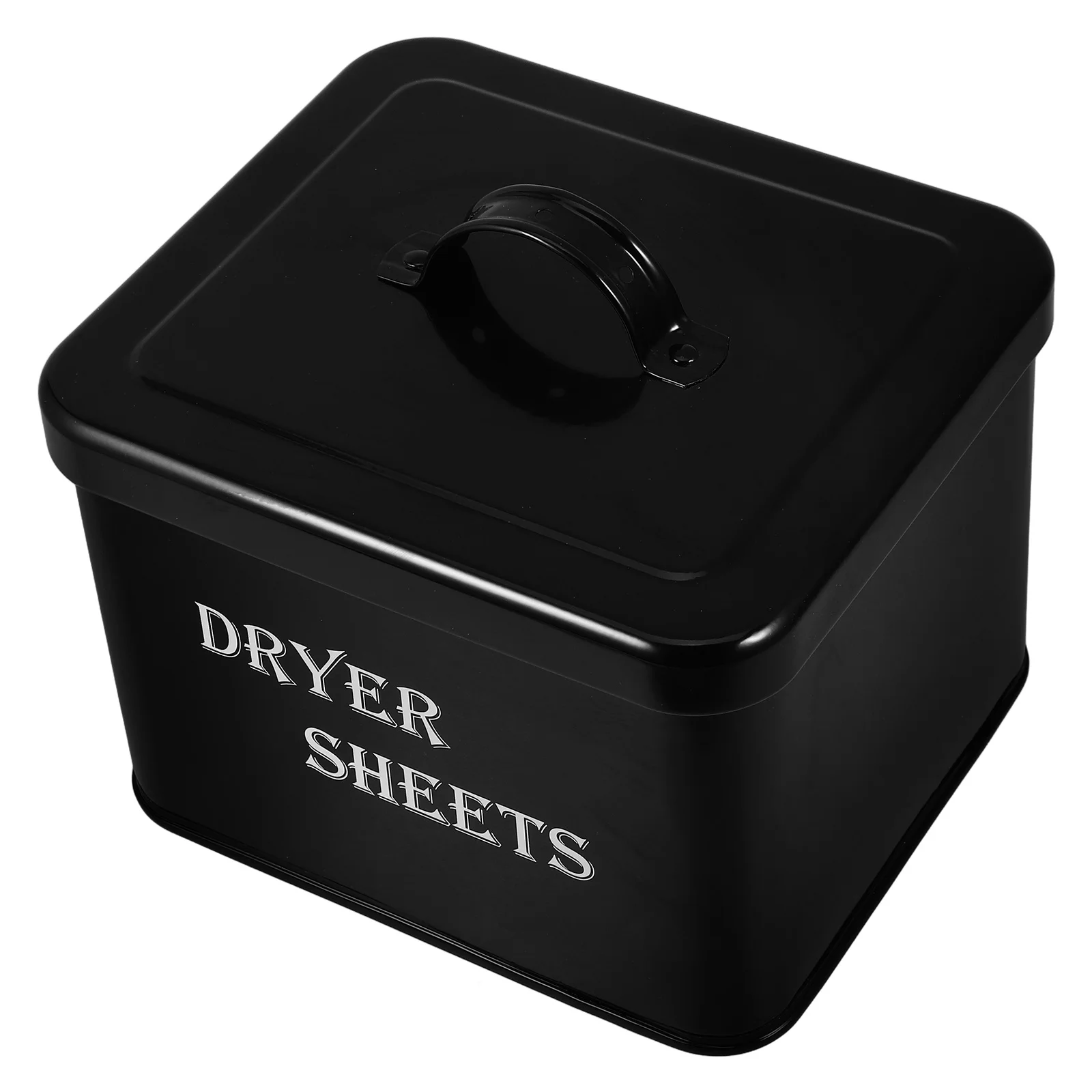 

Metal Farmhouse Dryer Sheet Container Box Galvanized Iron Laundry Organizer Fabric Softener Holder Rustic Charm Decor