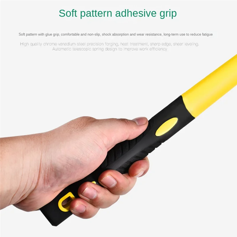 Durable Garden Hand Pick Mattock Hoe - Perfect For Digging And Weeding Activities, Ideal For Campers-AT64