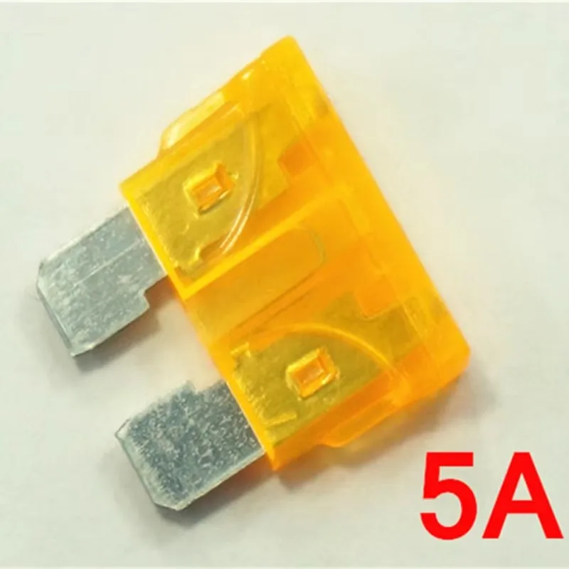 

(100 шт./лот) 5A/32V автомобильный автомобильный предохранитель среднего размера ATO, 5 А, автомобильный предохранитель