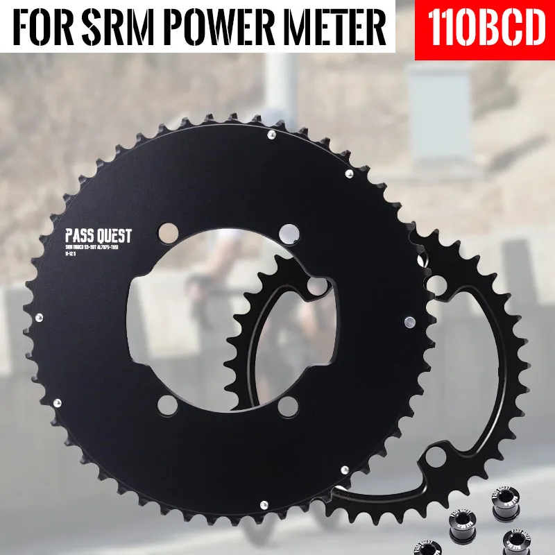 

Star 110 Bcd Chainring For Srm Power Meter Crank Plates 52 36 54 40 50 34 46 33 48 35 Bcd110 4 Holes Double Chain Ring 2x Dish