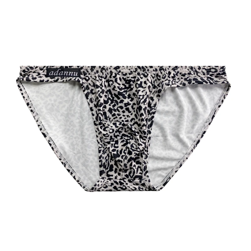 CMENIN ADANNU 3Pcs Leopard Nylon Pouch Briefs Men Underwear Ins Style Comfort High Quickly Jockstrap Man Underpants AD744