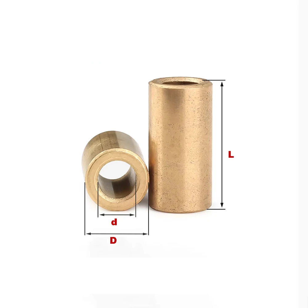 Powder Metallurgy Oil Bearing Copper Sleeve Pure Copper Shaft Sleeve M3 M4 M5 M6 M8 M10 M12 M14 M16 M18 M20