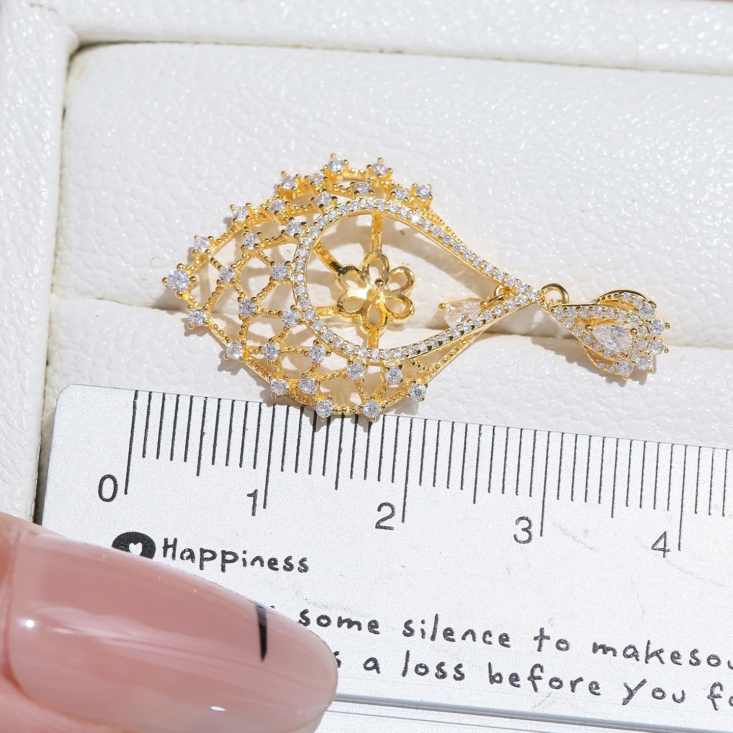 Wholesale S925 Sterling Silver Pendant Mounts Base Findings Settings Mountings Jewelry Fittings for 10-11mm Pearls 3pcs/lot