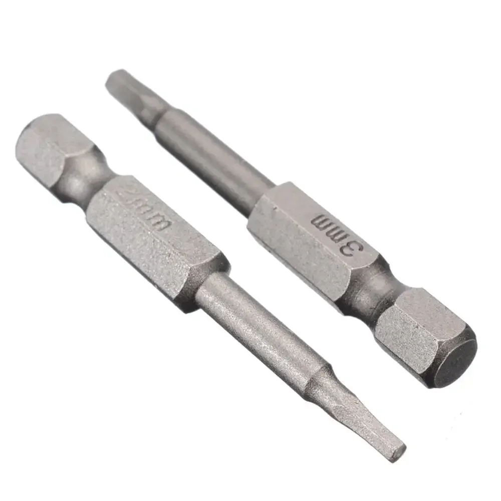 Imagem -06 - Allen Chave de Fenda Bit Grupo Hex Shank Bits Chave de Fenda Magnética para Ferramenta Elétrica H1.5 h2 H2.5 h3 h4 h5 Conexão Rápida Pcs