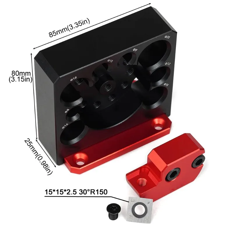 Adjustable Drill Milling Dowel Round Rod Auxiliary Tool Electric Drill Milling Cylindrical Woodworking Tool Dowel Maker Jig