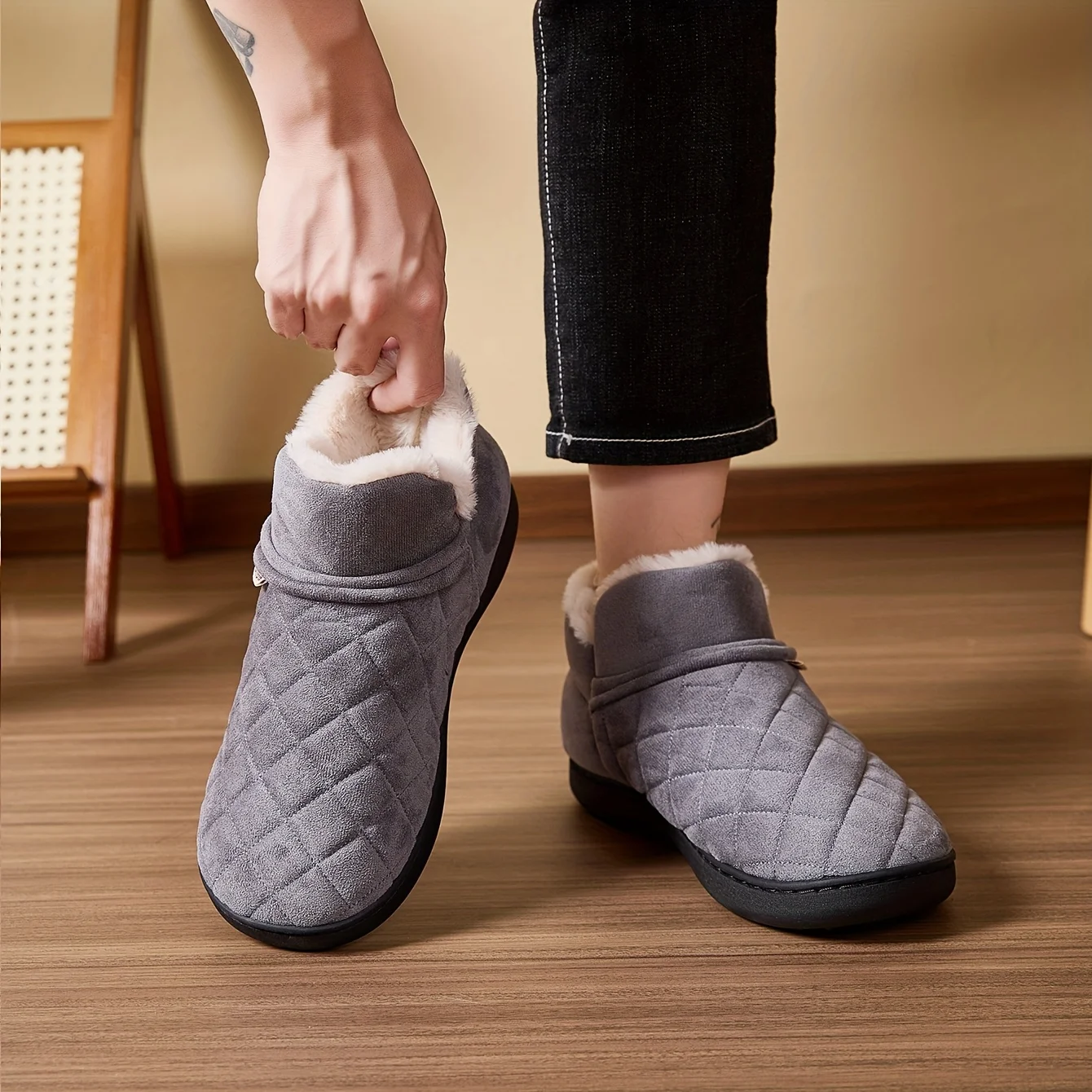 Winter Warme Plüsch-Hausschuhe – Men Shoes Online Bewertung und Preis