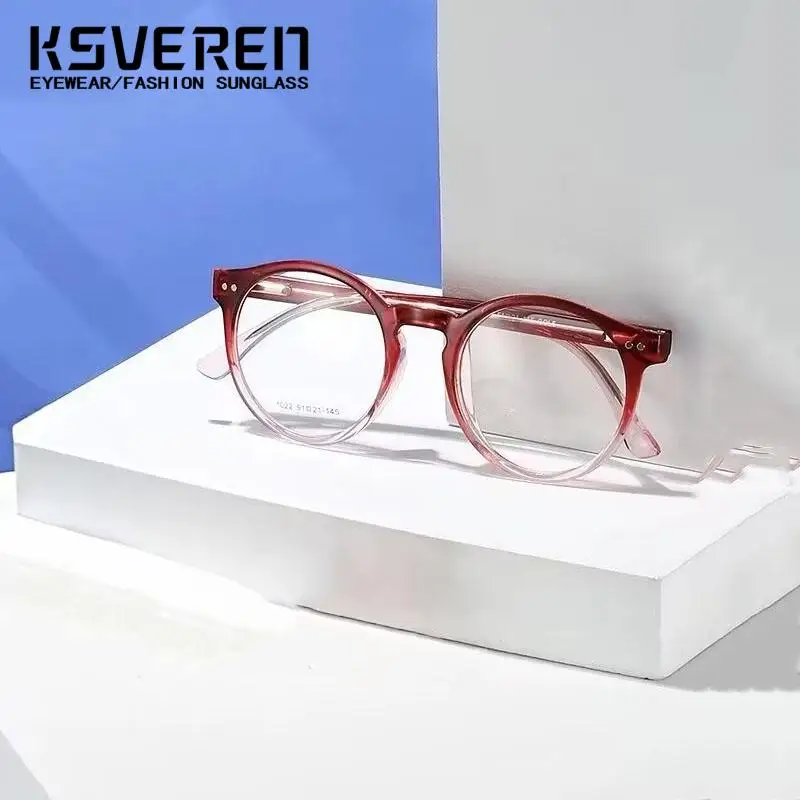 TR90 Round Vintage Anti Blue Light Reading Glasses Optical Glasses Prescription Glasses For Women Fashion Presbyopic Eyewear