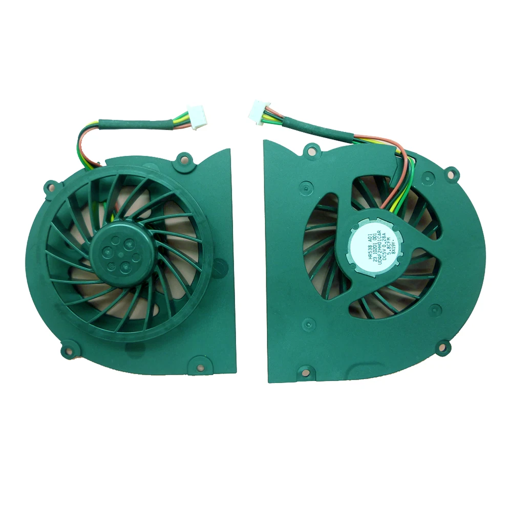 Laptop CPU Fan For DELL For Inspiron 1318 For XPS M1330 UDQF2HH01CAR 23.10201.001 0HR538 HR538 DC5V 0.28A 8X19Y New