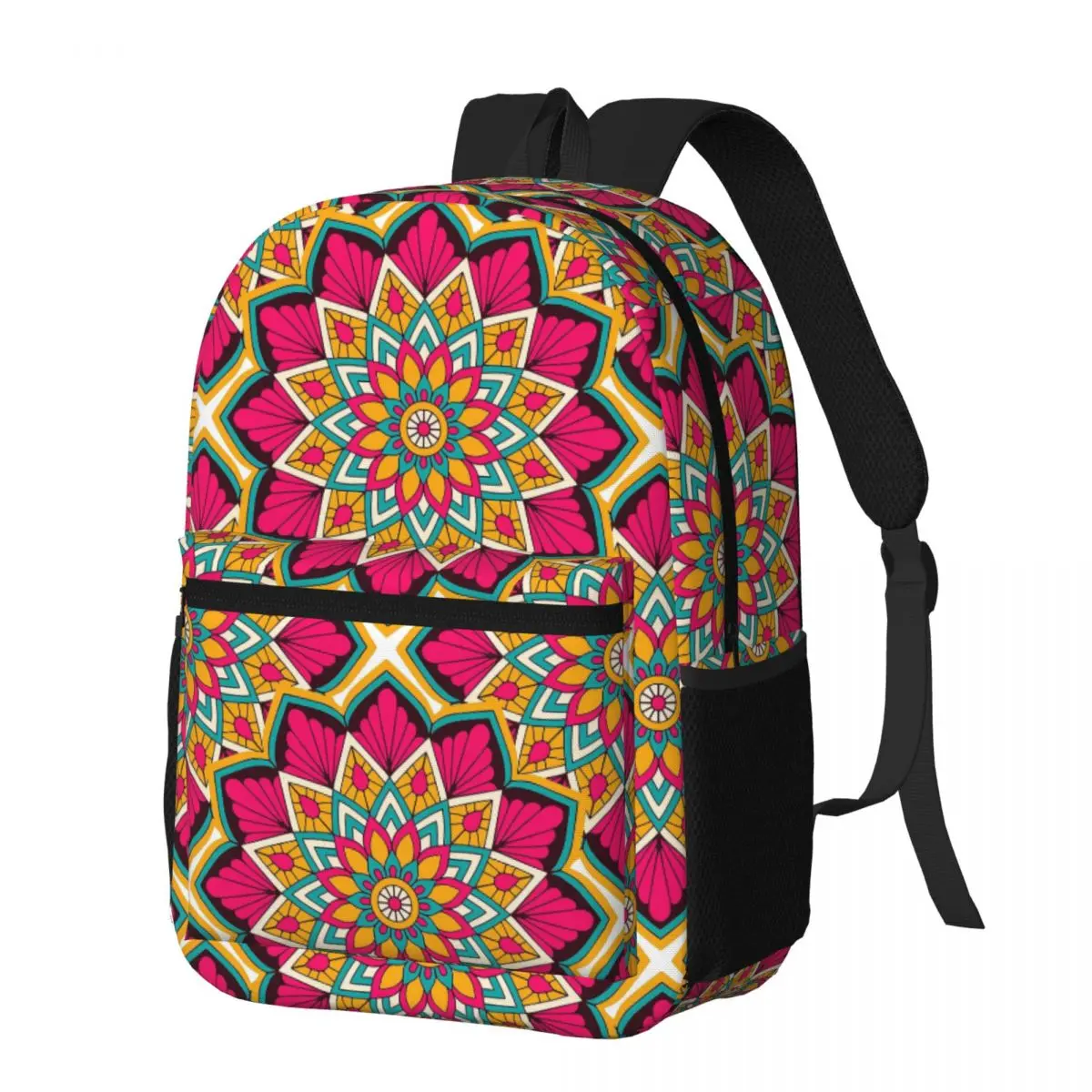 atinfor Mandala Flower Printing Women Backpack Travel Female Laptop Bagpack Student Bookbag School Bag for Teenage Girl Book Bag