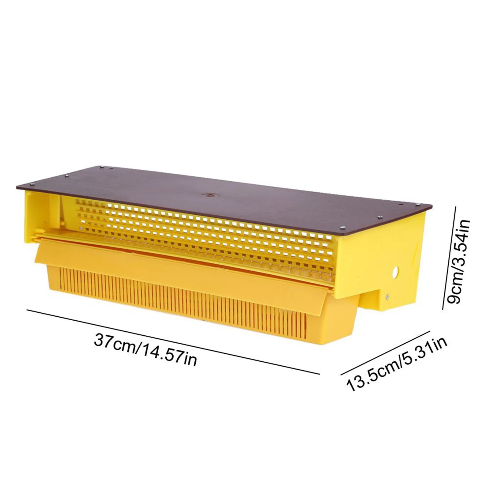 Pszczelarska pułapka na pyłek pszczelarski wyjmowana taca na pyłki zbieracza 39 × 14 × 10cm łatwo regulowana dodatki przybory pszczelarska